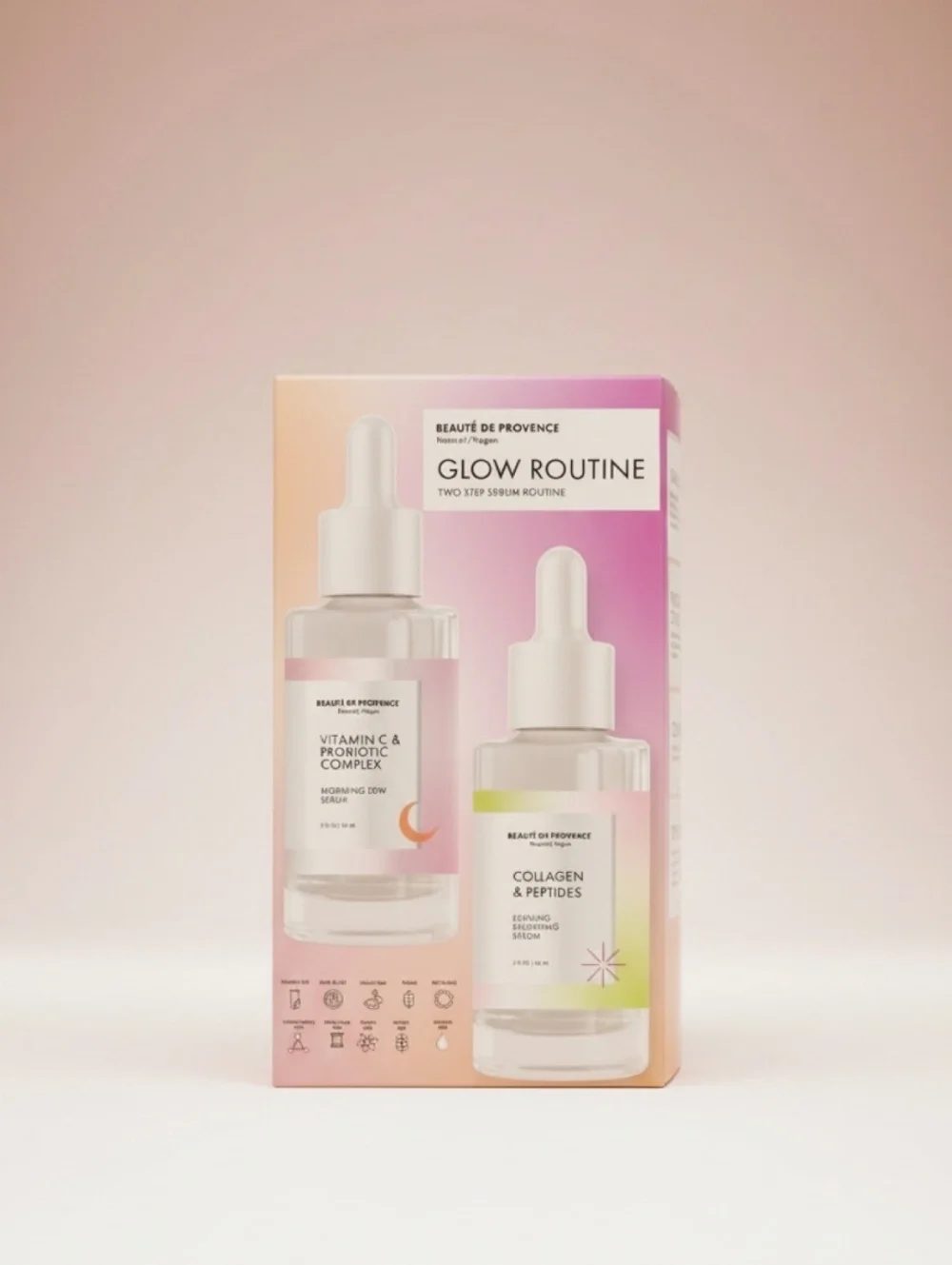 Beauté de Provence Glow Routine 2-Step Serum Duo